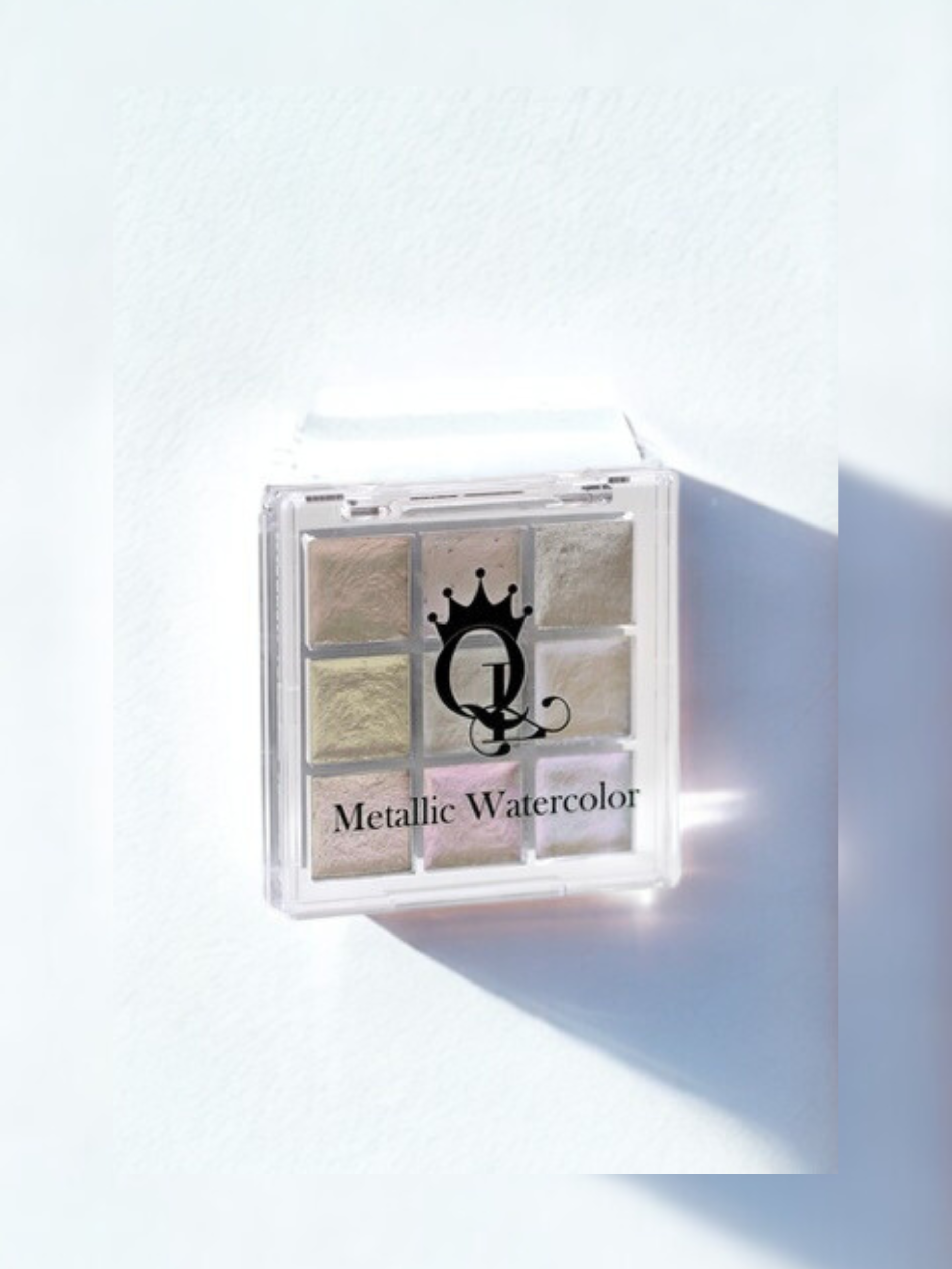 "Brides in White" -- Mini Metallic Watercolor Palette