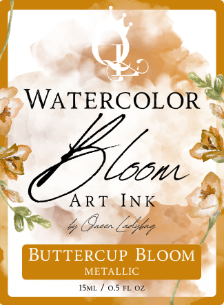 Buttercup Blossom Metallic -- Watercolor Bloom Ink
