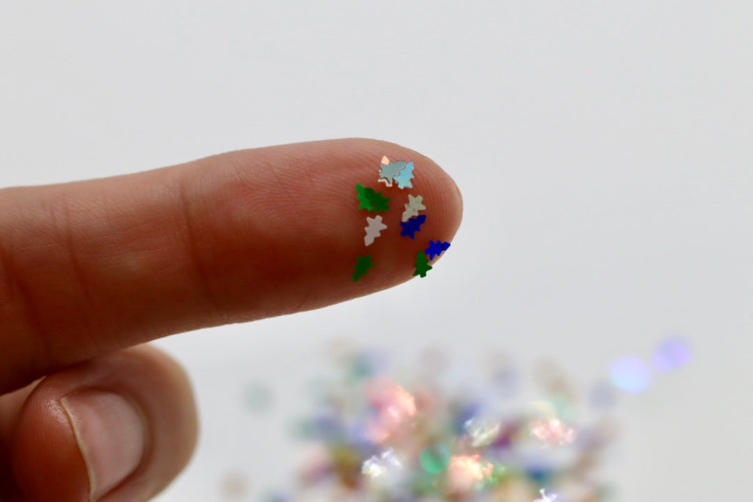 “Multicolor Trees" - Christmas Glitter