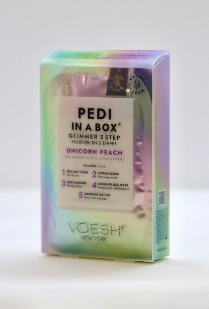 Unicorn Peach Pedi in a Box