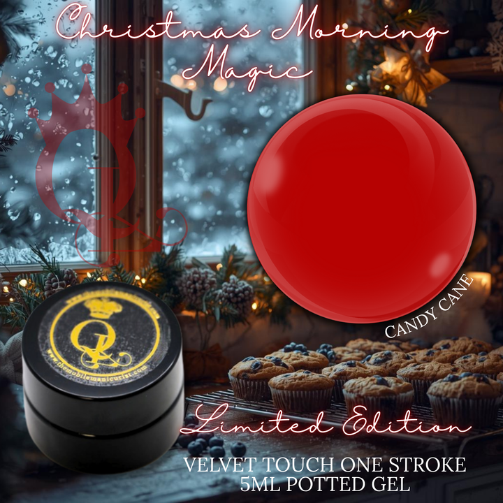 **Seasonal Limited Edition "Christmas Morning Magic"Collection -- Velvet Touch One-Stroke Potted Gels