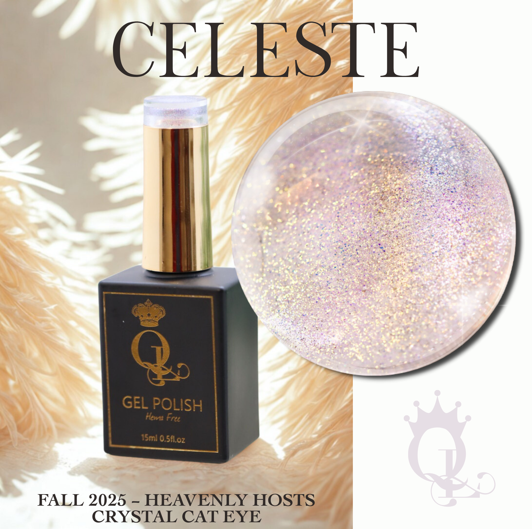Celeste - Heavenly Hosts HEMA-Free Crystal Cat Eye Gel