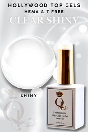 SHINY Clear -- HEMA-FREE Wet-Look Hollywood Top Gel