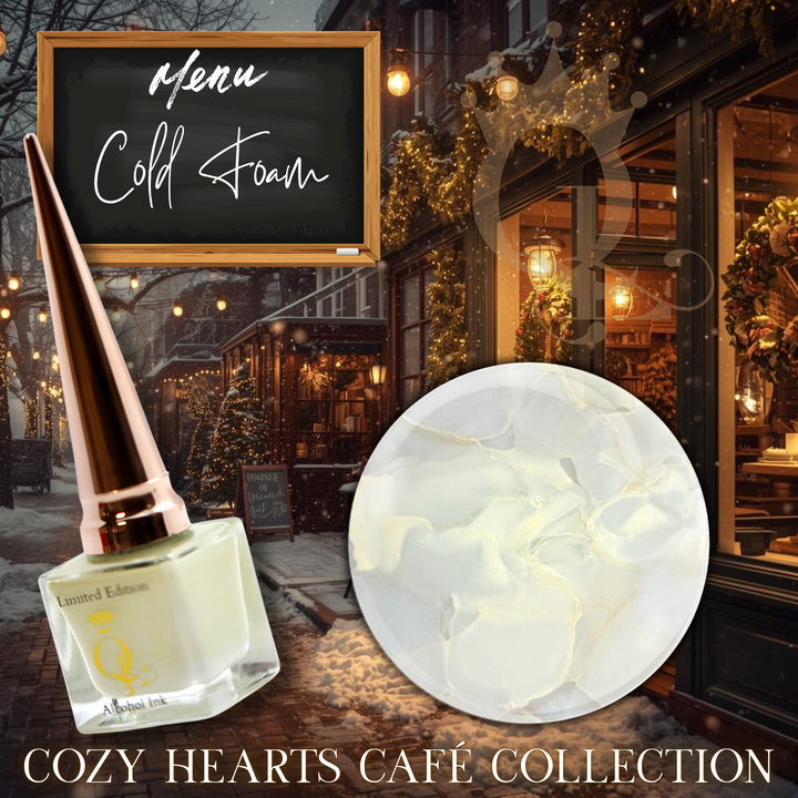 Cozy Hearts Café -- 4pc Alcohol Ink Collection