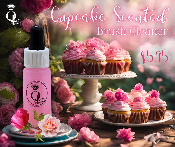 Cupcake-Scented Brush Cleaner