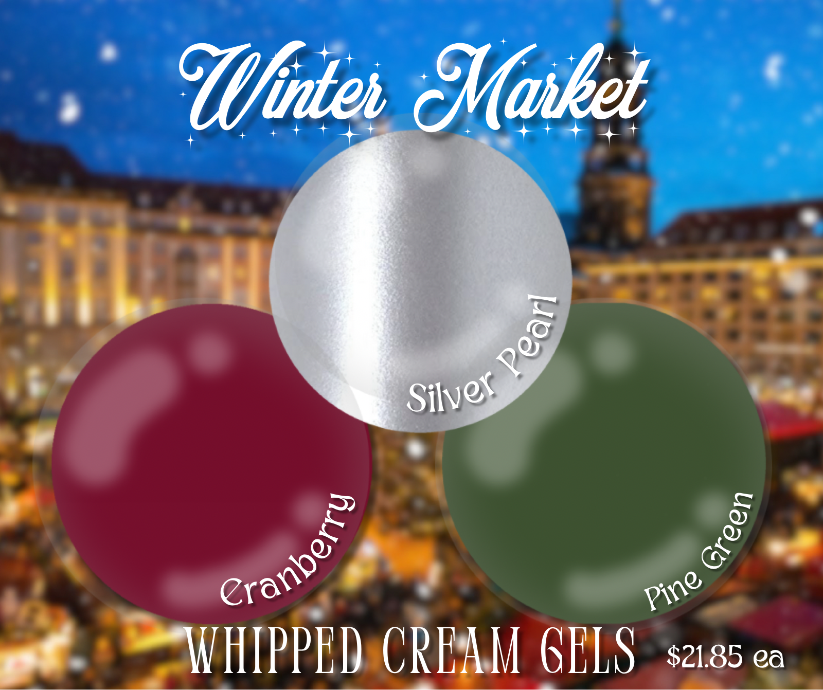 Cranberry -- Whipped Cream Gel