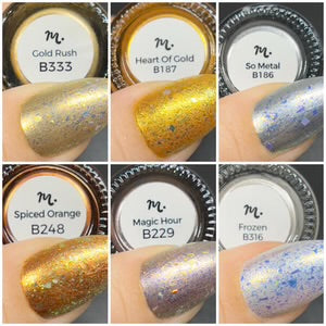 Maniology Brand - Precious Metals: 6-Piece Metallic Stamping Polish Set