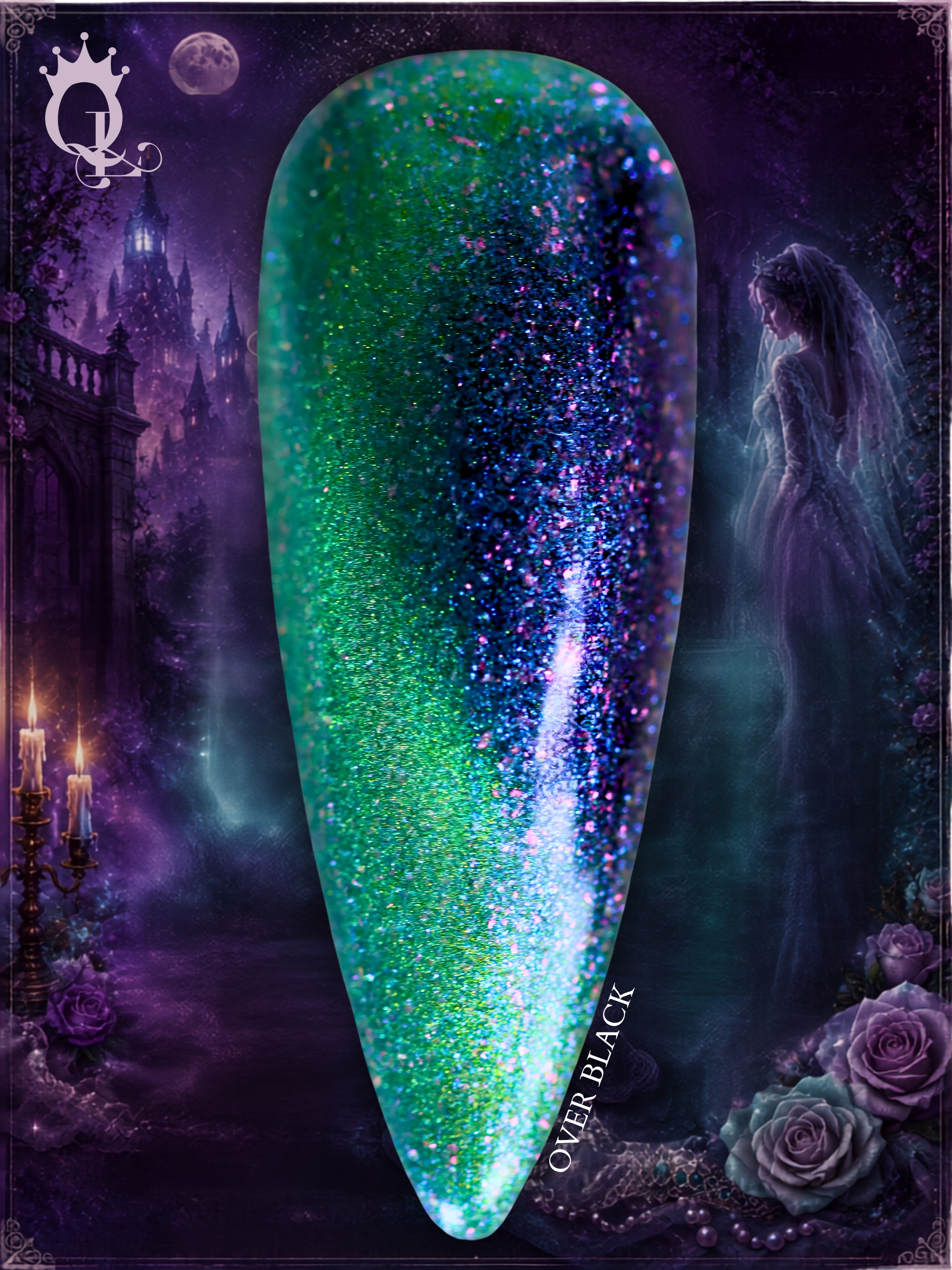 Delusional Bride -- Double Chameleon Cat Eye Gel