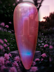 "Diamond of the Season" -- Glass, Chameleon Cat Eye