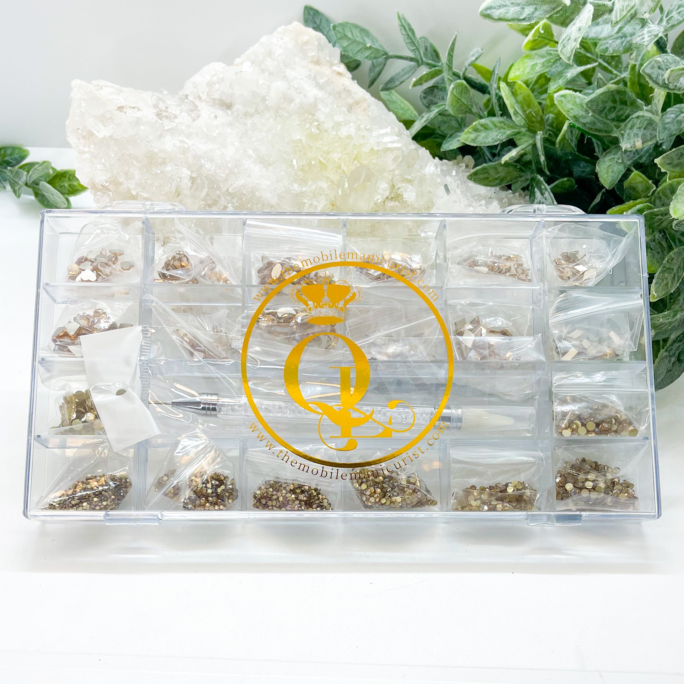 MM - Champagne Crystal Set