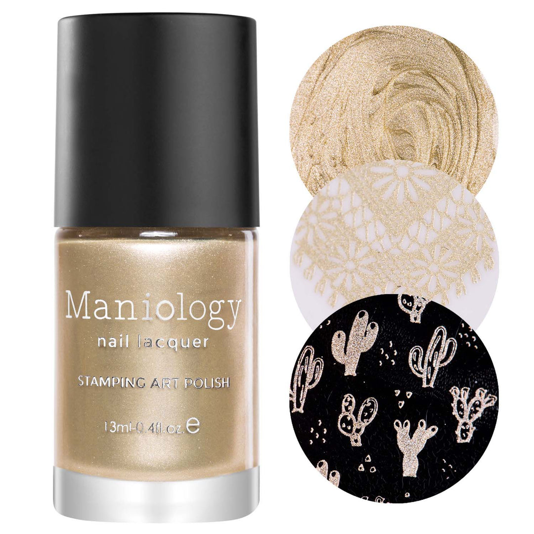 Maniology Brand - Precious Metals: 6-Piece Metallic Stamping Polish Set