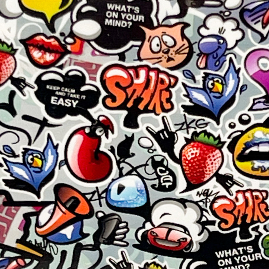 MM - "47-04 Street Artist" - - Nail Transfer Foil