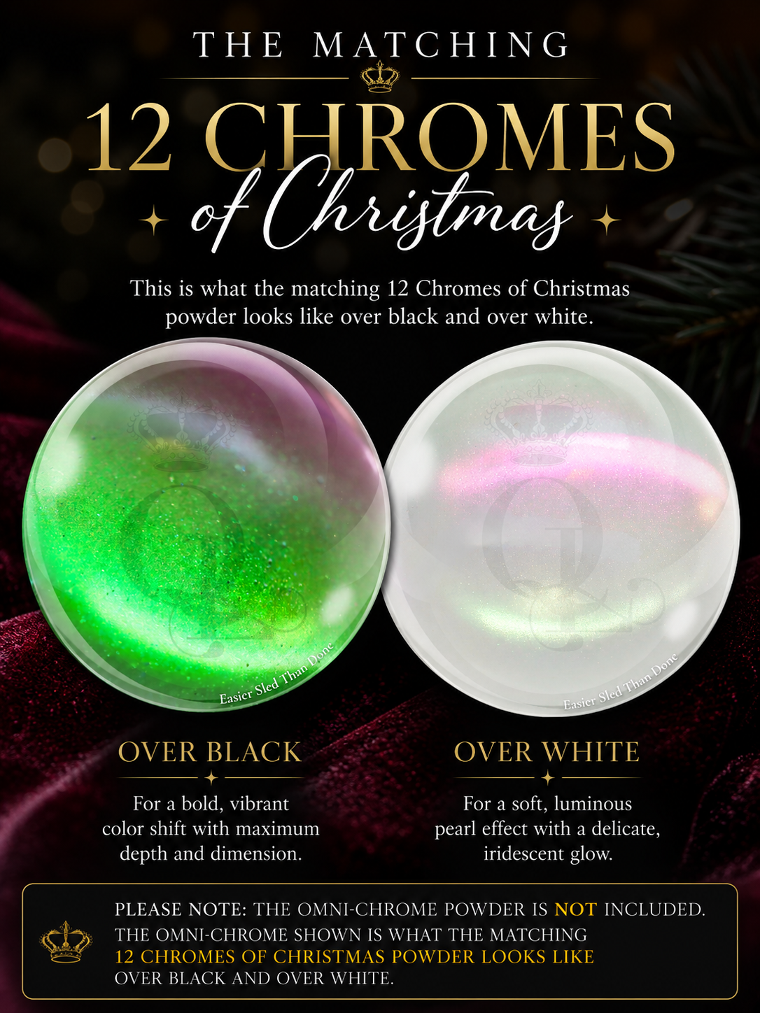 Easier Sled Than Done -- 12 Candy Chromes of Christmas SINGLE