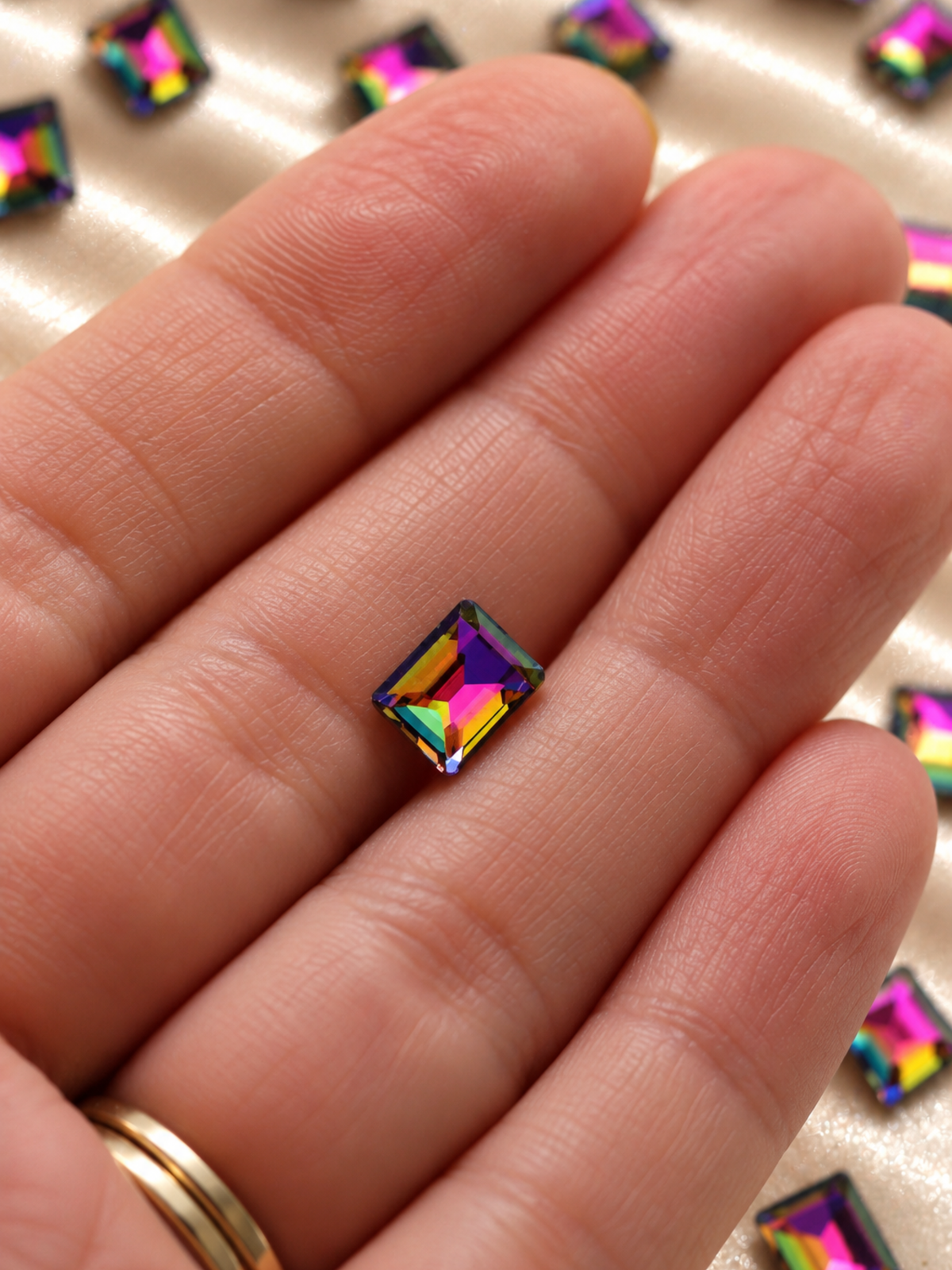 Midnight Mermaid Emerald Cut