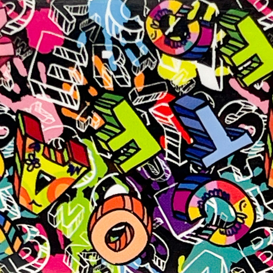 MM - "47-08 Graffito" - - Nail Transfer Foil