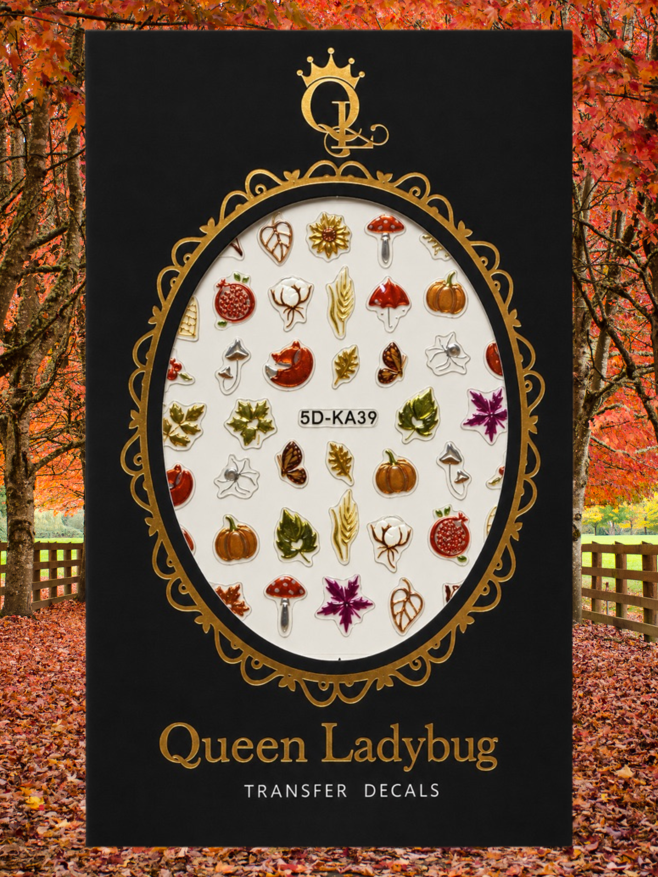 Fall Garden -- Autumn Decals