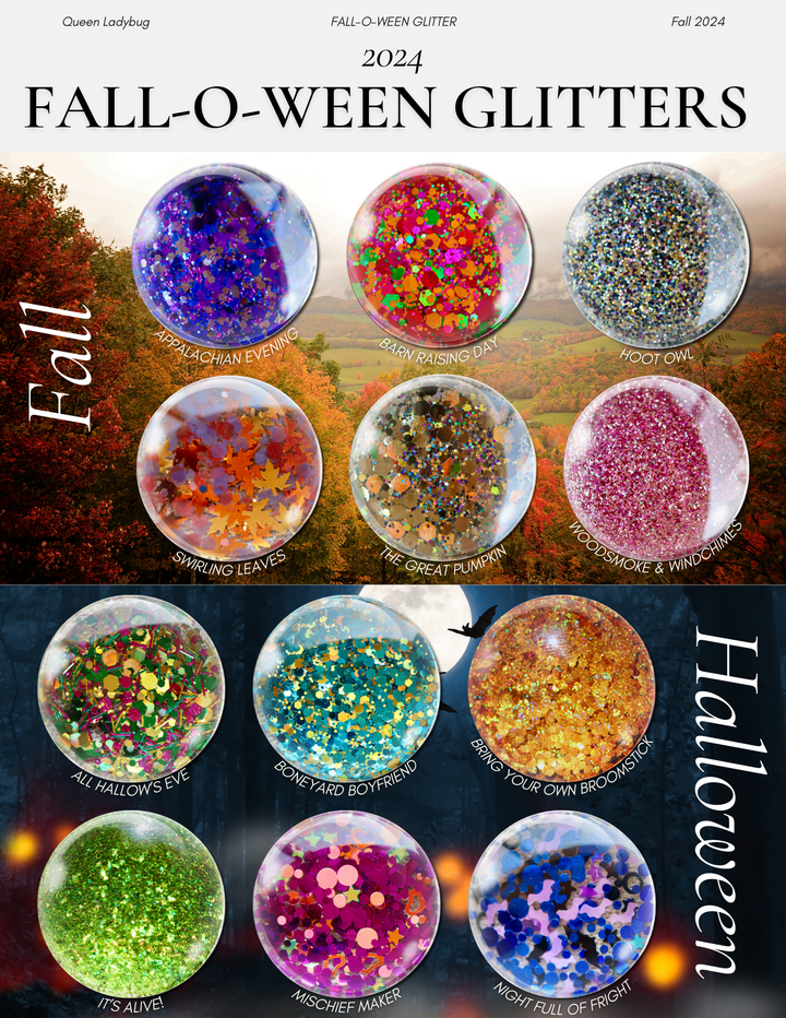 2024 Fall-O-Ween Glitter Collection