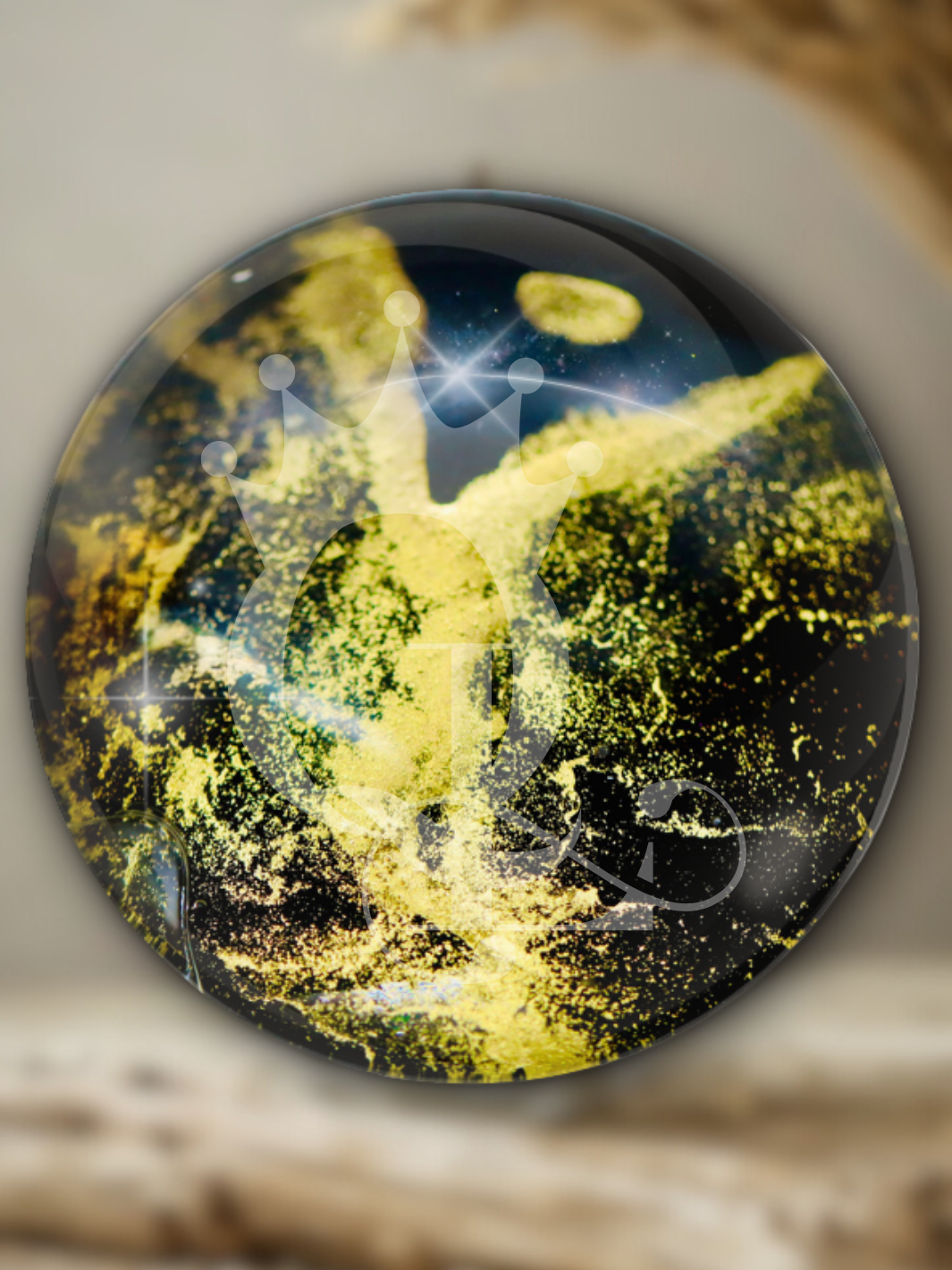 "Fool's Gold" Alcohol Ink