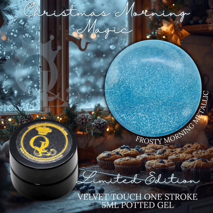 **Seasonal Limited Edition "Christmas Morning Magic"Collection -- Velvet Touch One-Stroke Potted Gels