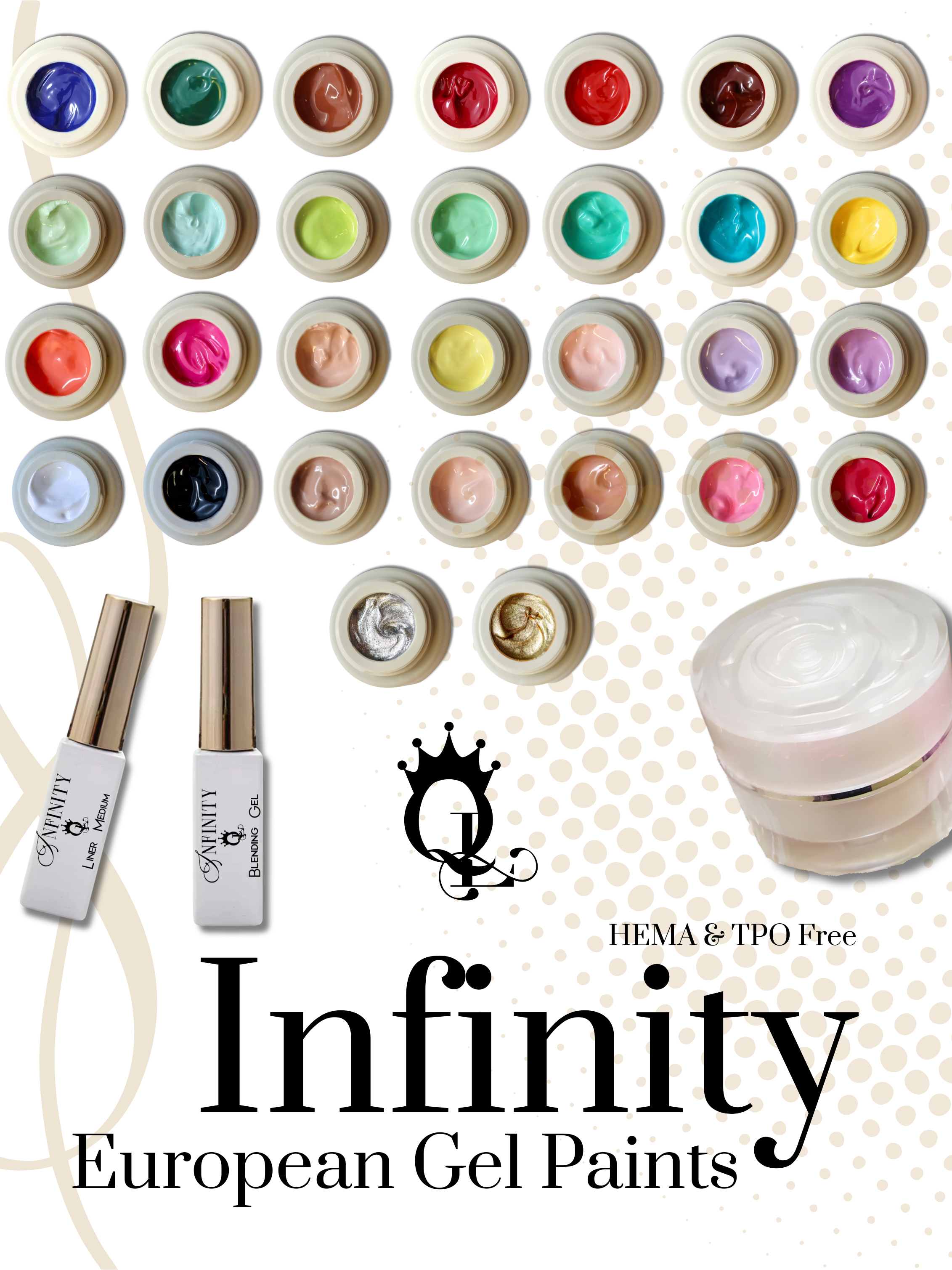 Infinity Gel Paints -- Full Set