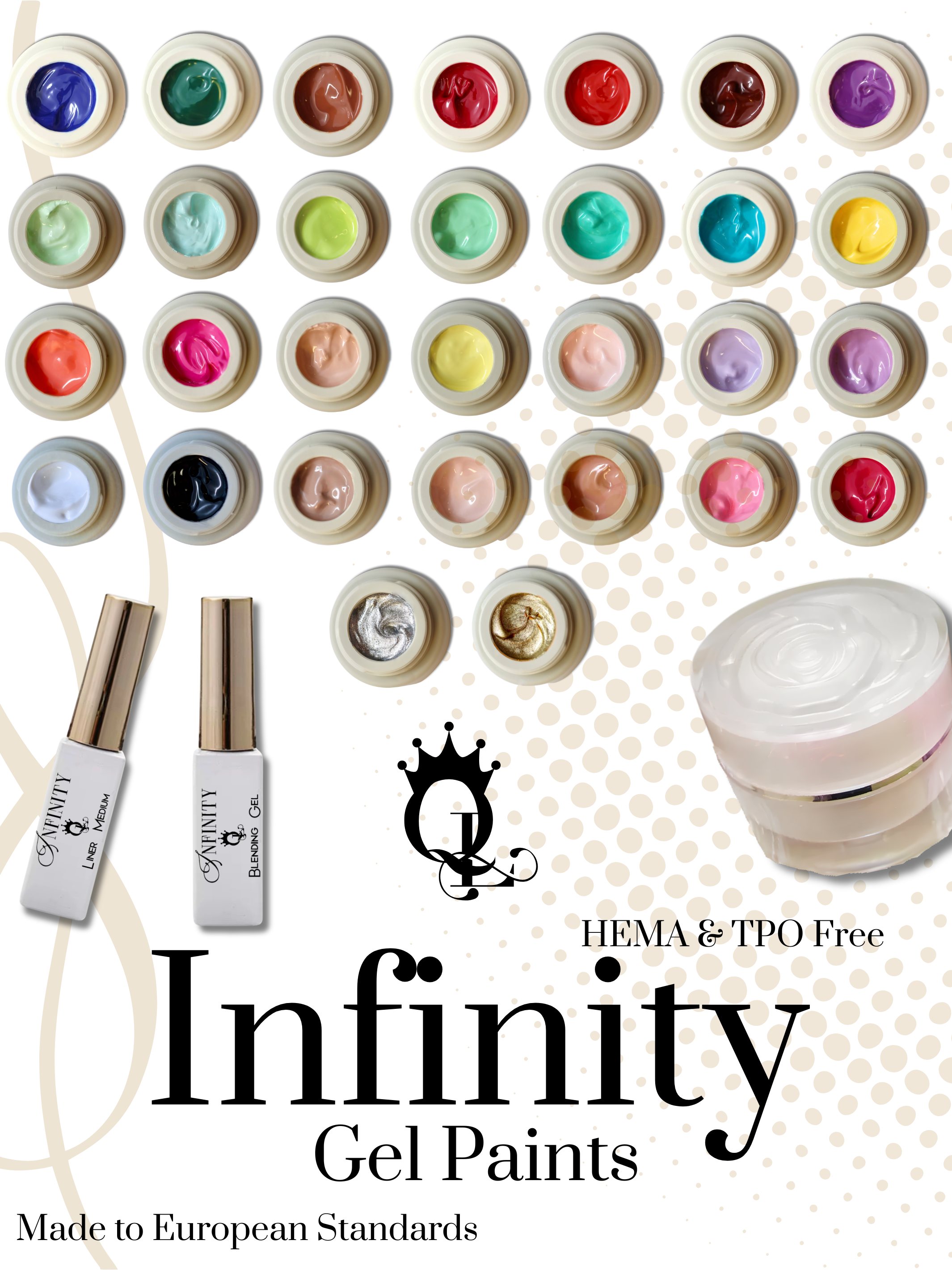 Infinity Gel Paints -- Full Set