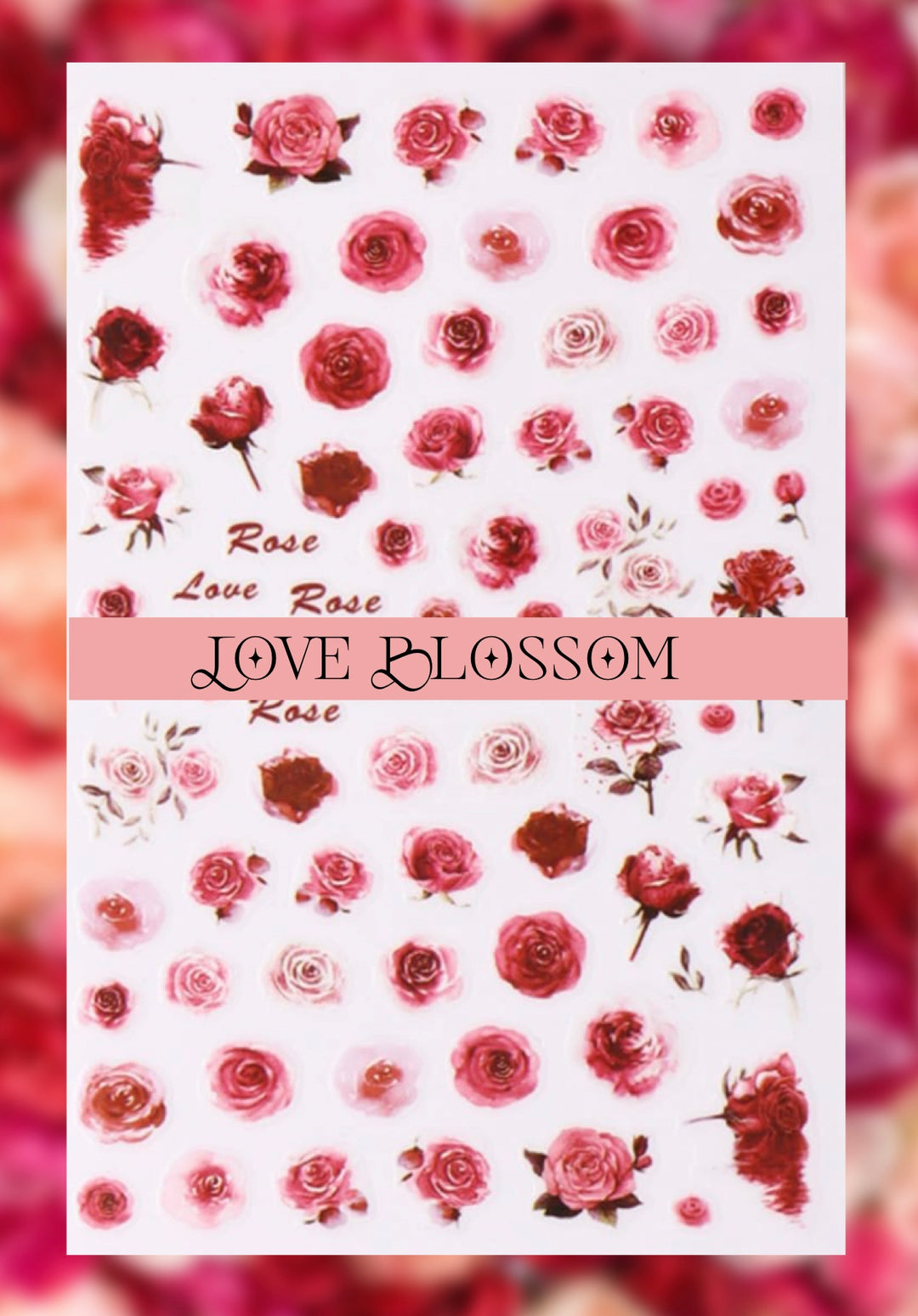 Love Blossom Decals