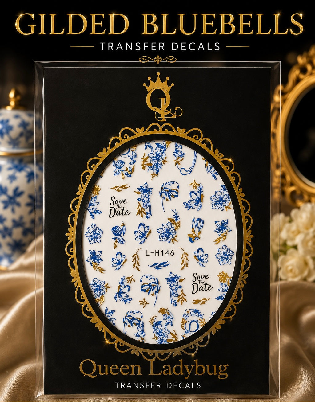 Gilded Bluebells Decal Sheet