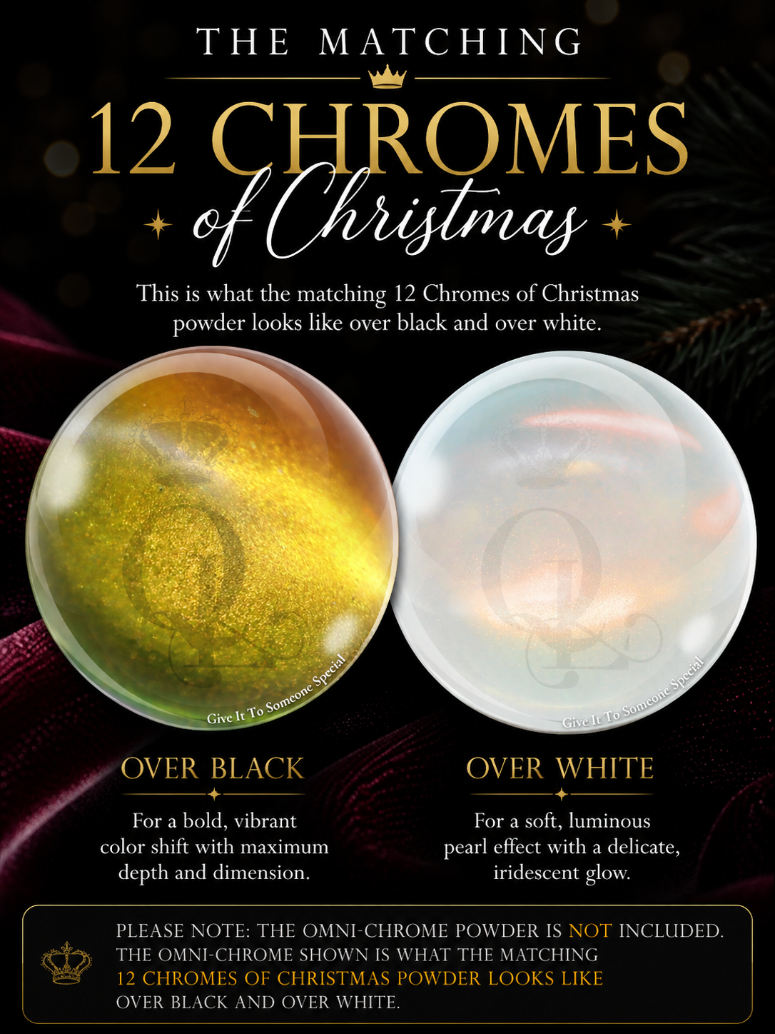 Give it to Someone Special -- 12 Candy Chromes of Christmas SINGLE