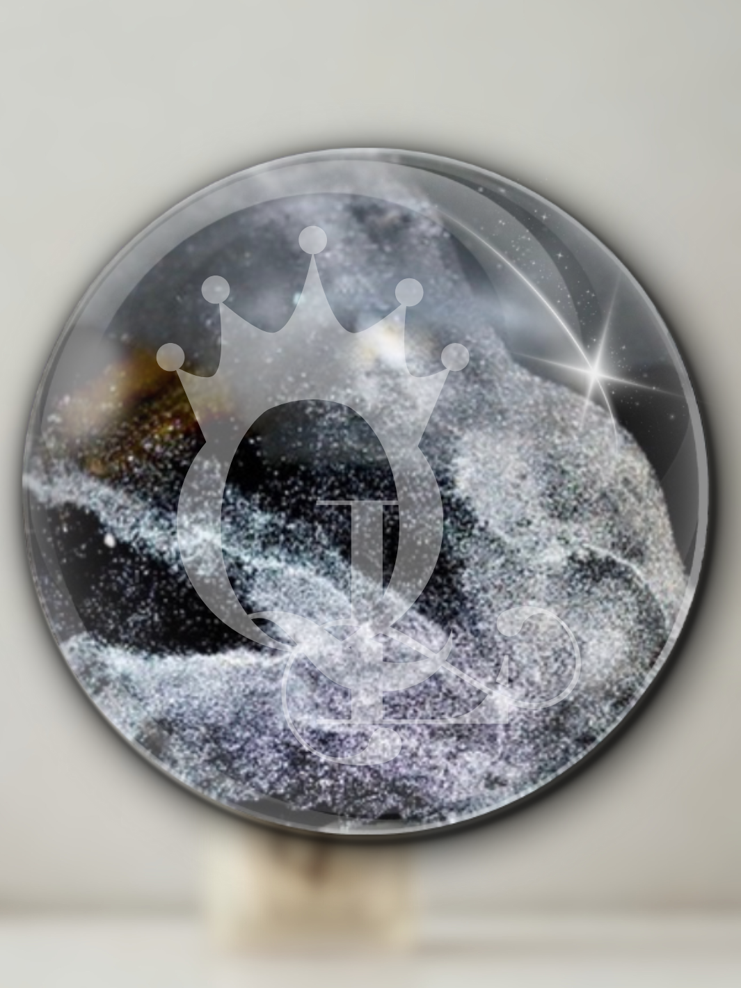 Glazed Donut -- Shimmery Limited Edition Alcohol Ink