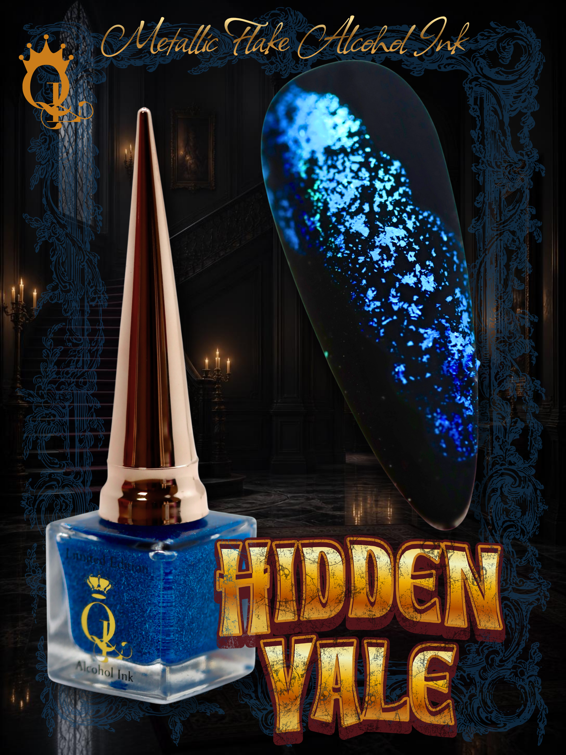 Hidden Vale -- Metallic Flake Alcohol Ink