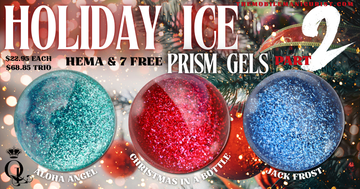 HEMA-Free Holiday Ice Prism Gel PART 2 Polish Trio