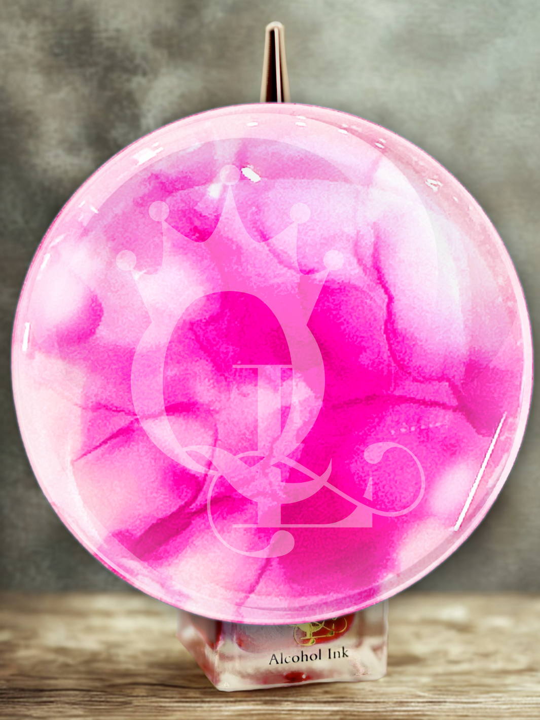 "Hot Magenta" -- Alcohol Ink