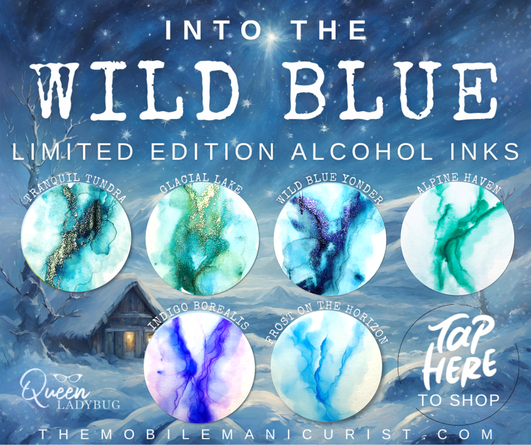 Into the Wild Blue Full Collection - Limited Edition Alcohol Inks