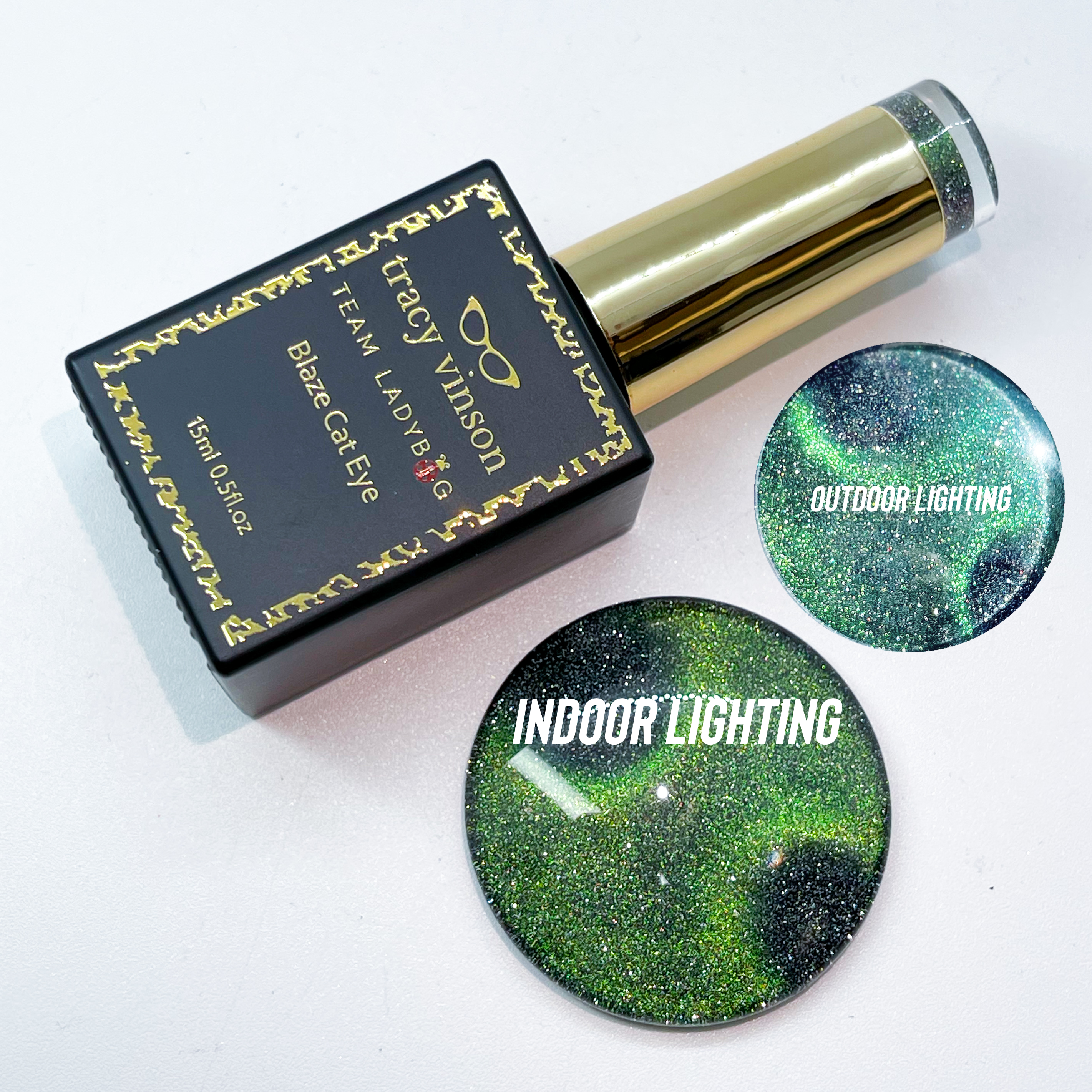 Blaze Cat Eye Gels-Evening Glade