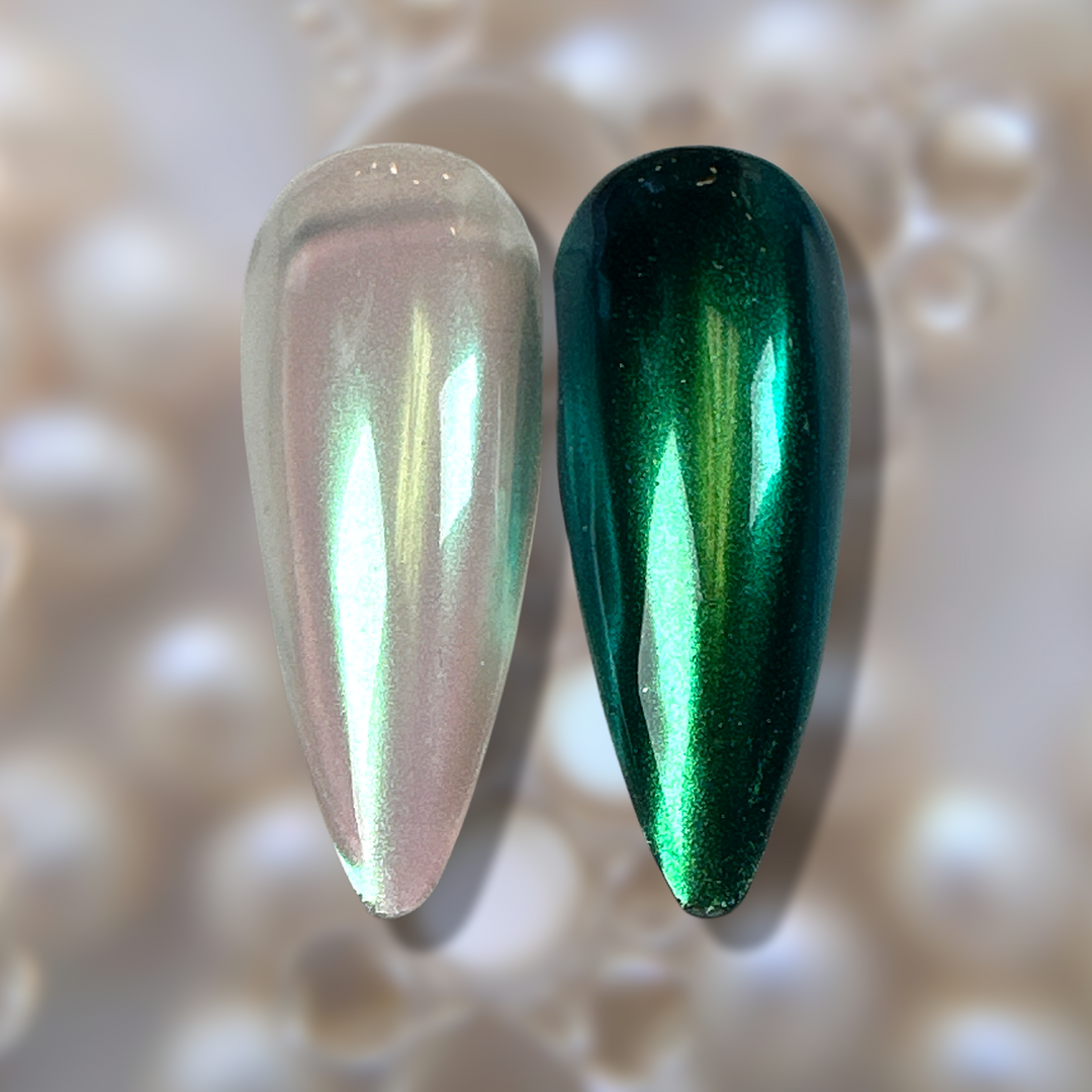 Mother of Pearl Chrome- Green