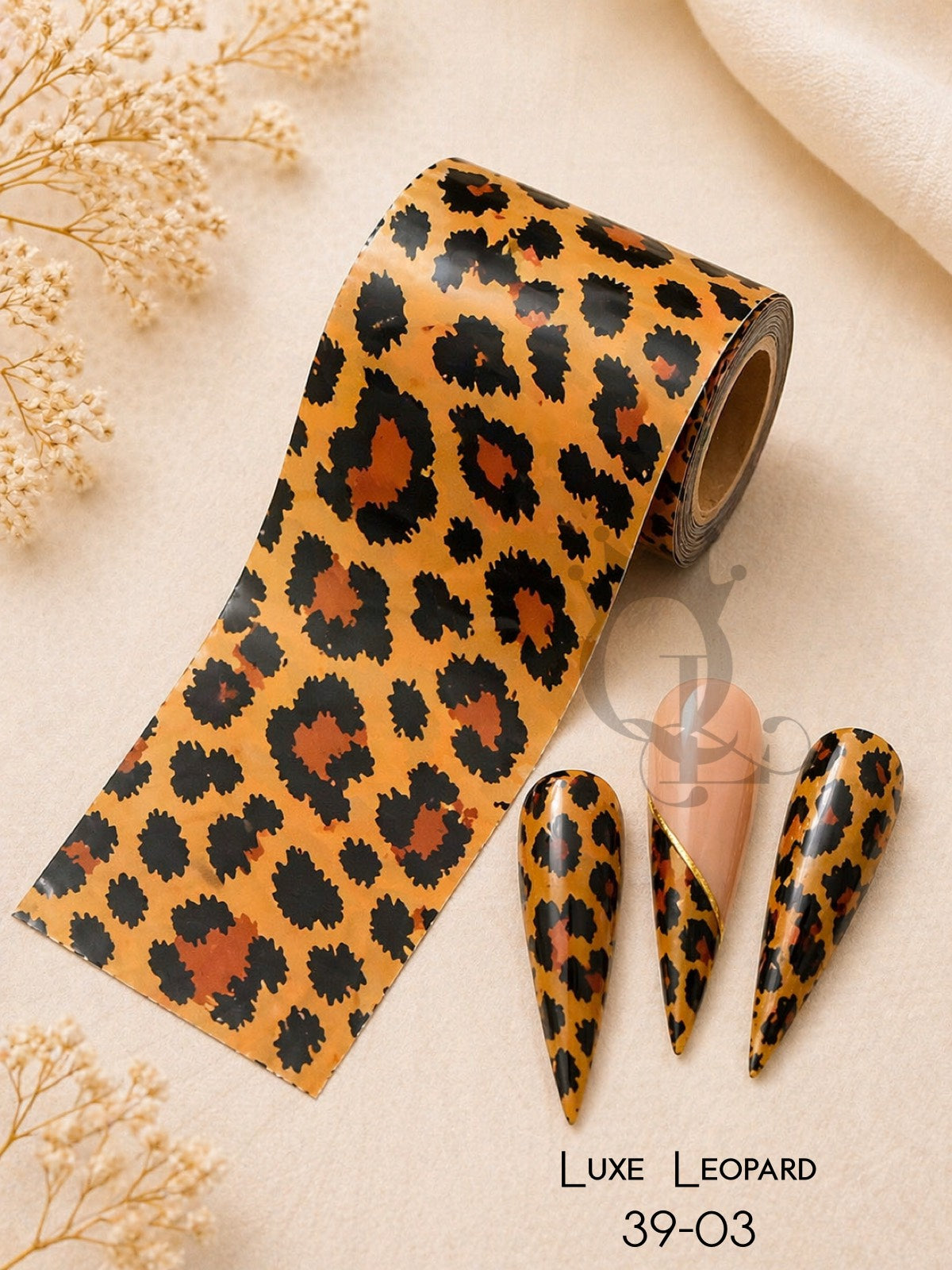 39-03 Luxe Leopard Nail Transfer Foil