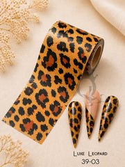 39-03 Luxe Leopard Nail Transfer Foil