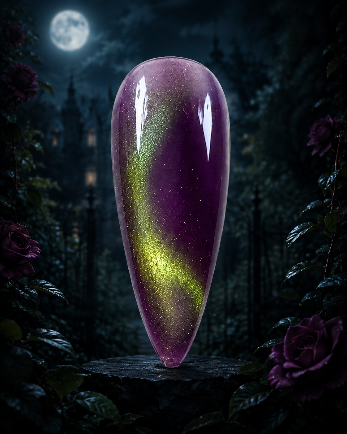 A Most Curious Affair -- Glass, Chameleon Cat Eye