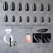 Medium Round Full Cover Gel Nails--600pc