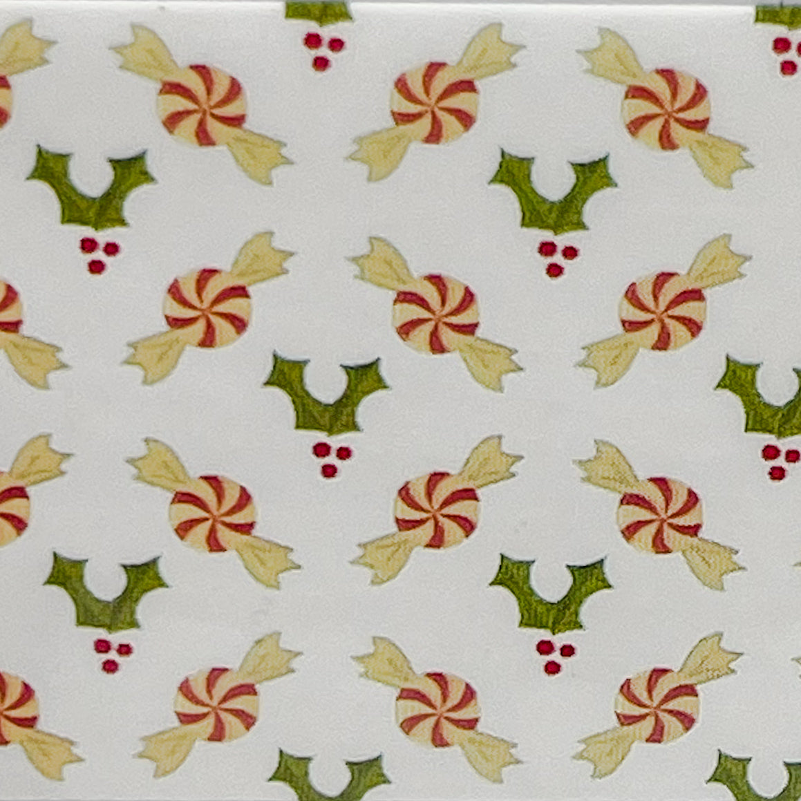 01-07 Peppermint and Holly -- Nail Transfer Foil