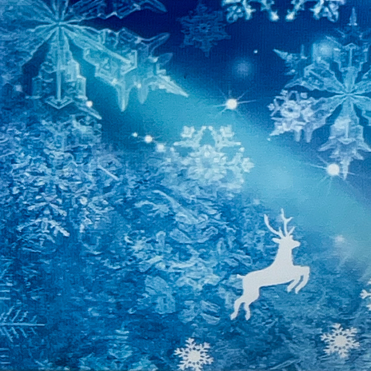 02-02 Reindeer In the Sky -- Nail Transfer Foil