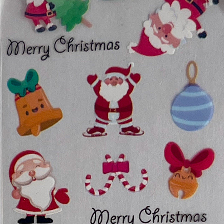 "04-07 Celebrate With Santa" -- Nail Transfer Foil