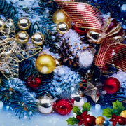 02-01 Decorating The Tree -- Nail Transfer Foil