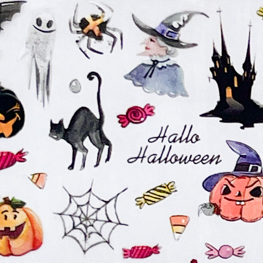 "18-01 Scaredy Cat" -- Nail Transfer Foil