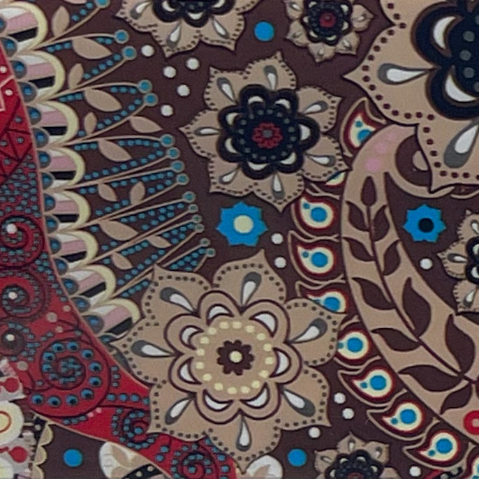 11-04 Cocoa Paisley -- Nail Transfer Foil