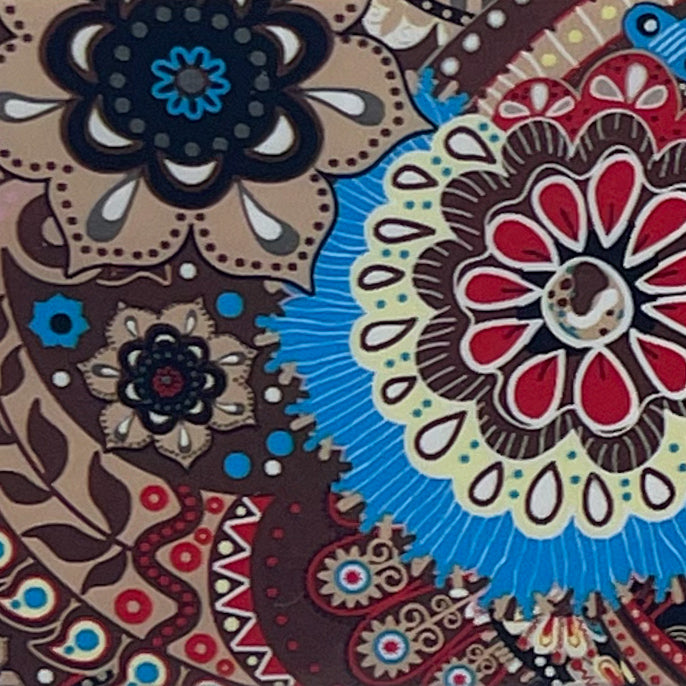 11-04 Cocoa Paisley -- Nail Transfer Foil