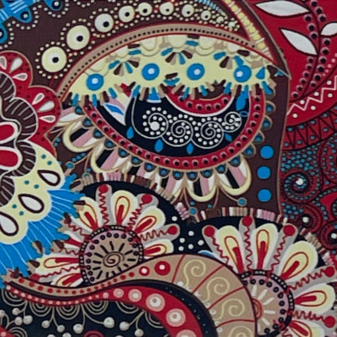 11-04 Cocoa Paisley -- Nail Transfer Foil