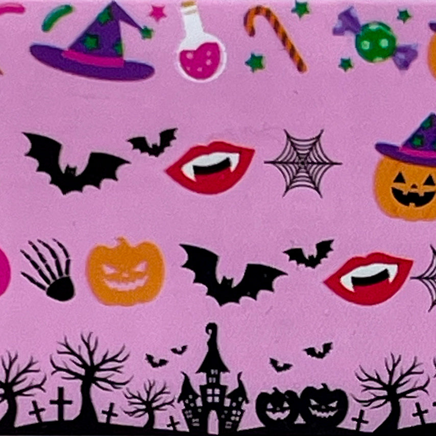 "20-10 Pink-O-Ween" -- Nail Transfer Foil
