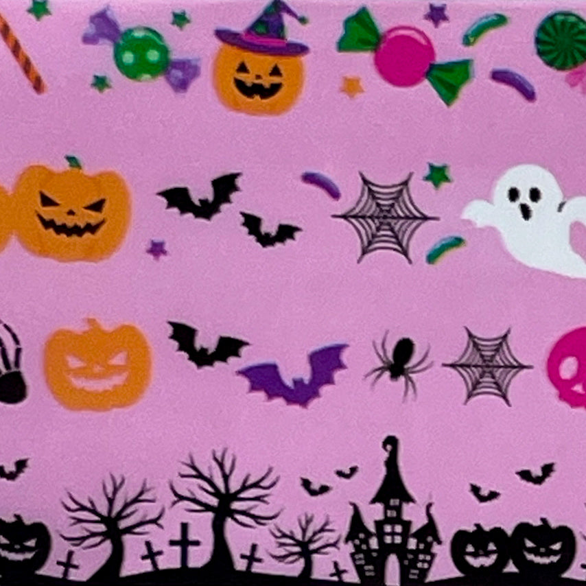"20-10 Pink-O-Ween" -- Nail Transfer Foil