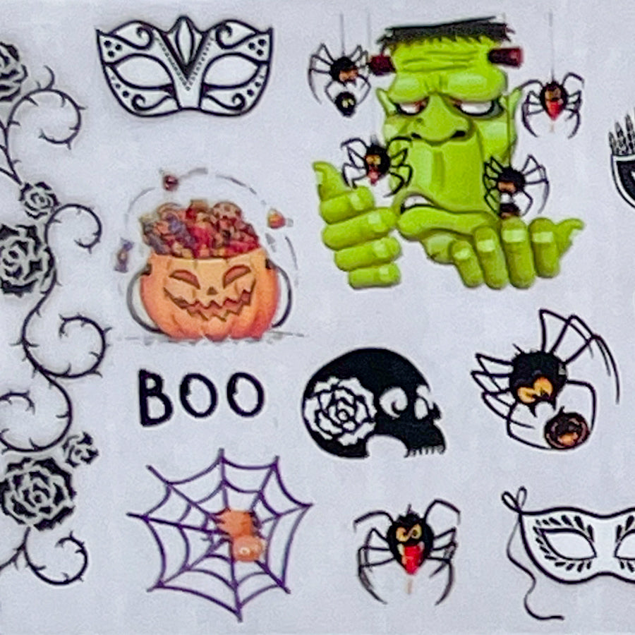 "18-10 Ghouls Night" -- Nail Transfer Foil